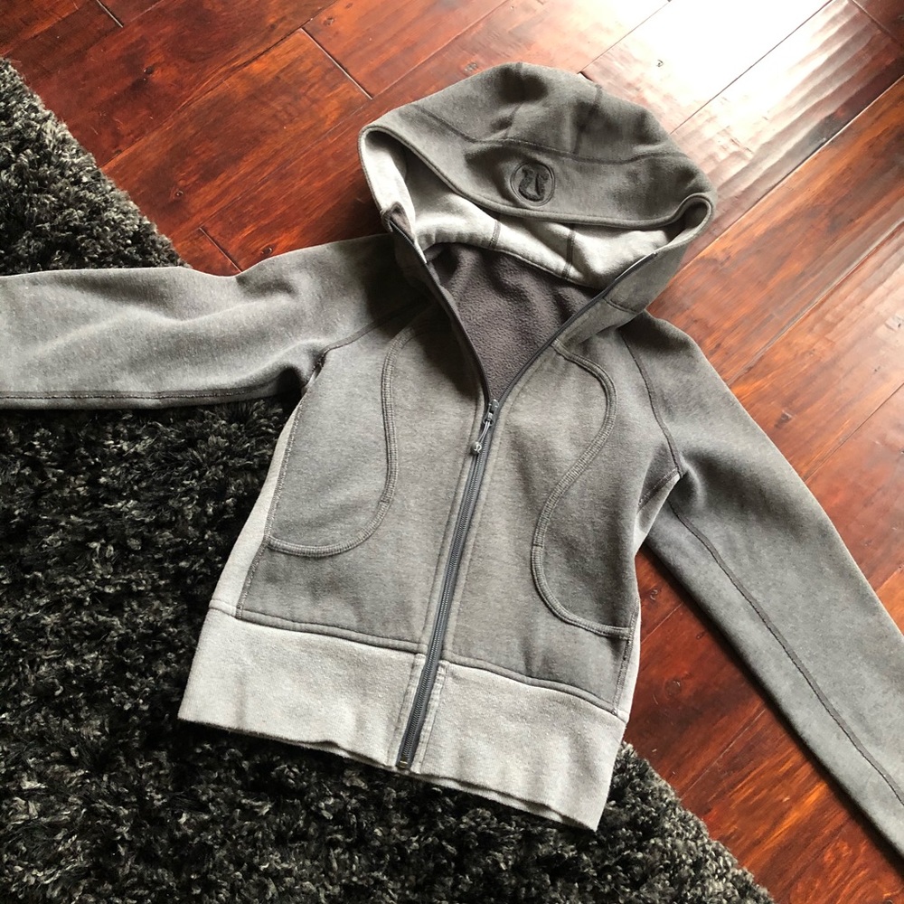 Lululemon thick gray jacket size 2